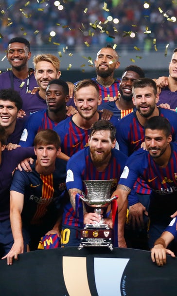 Messi record 33rd title as Barcelona wins Spanish Super Cup